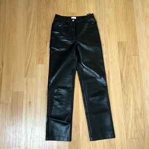 Aritzia leather pants